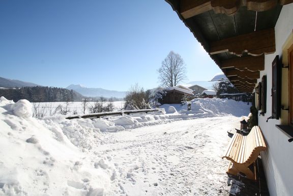 Winter Herbstbauernhof